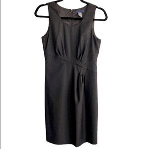 J. Crew Black Sleeveless Wool Midi Dress Women’s Size 0